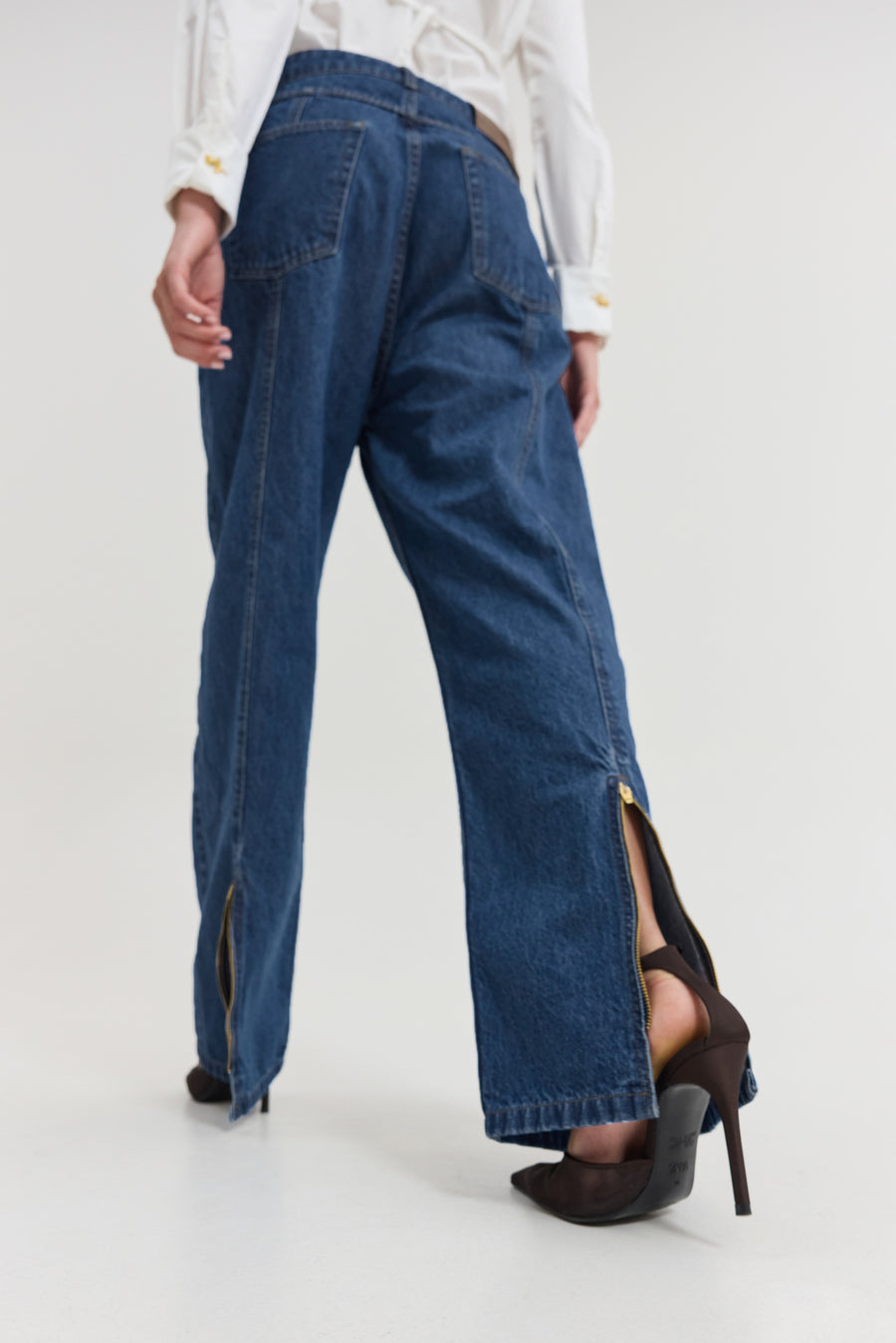 Bafalo 'Z' Denim Pants (Mid Blue)