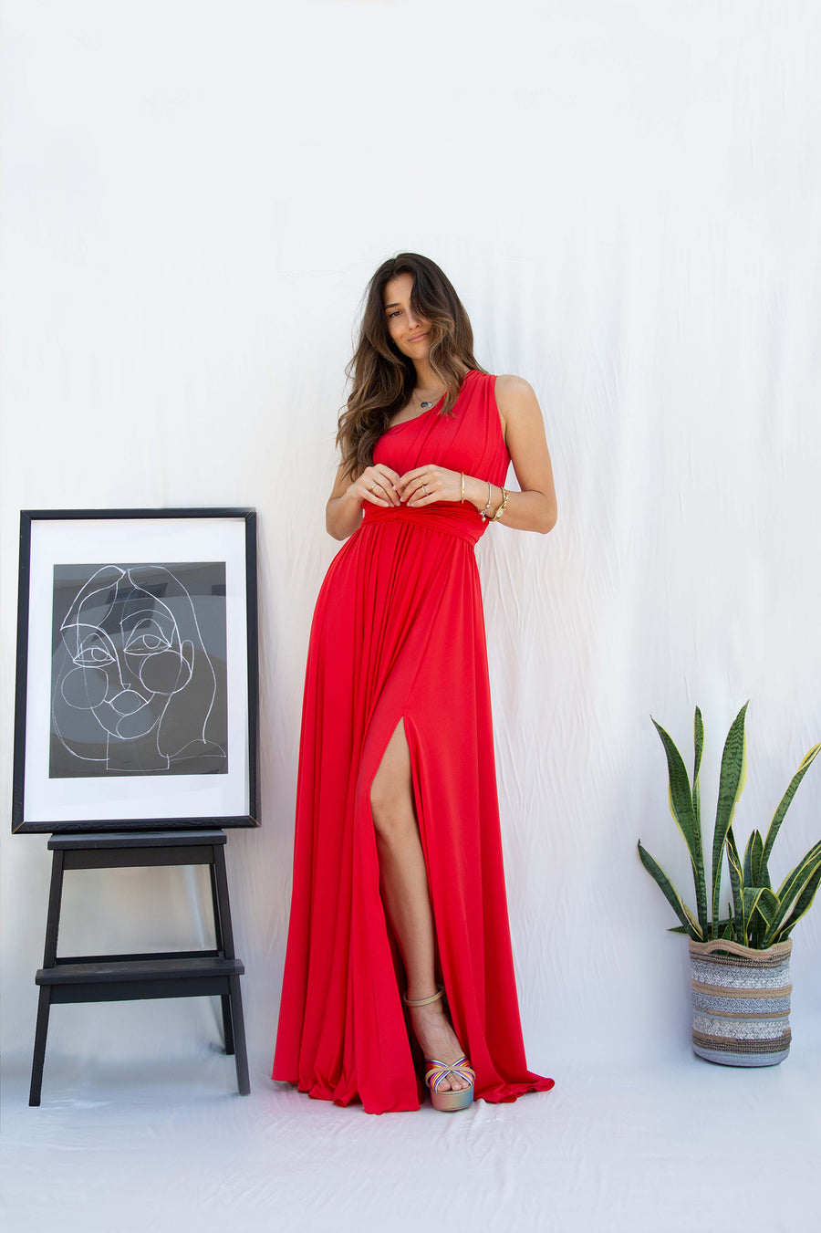 Mariloo Super Dress (red)
