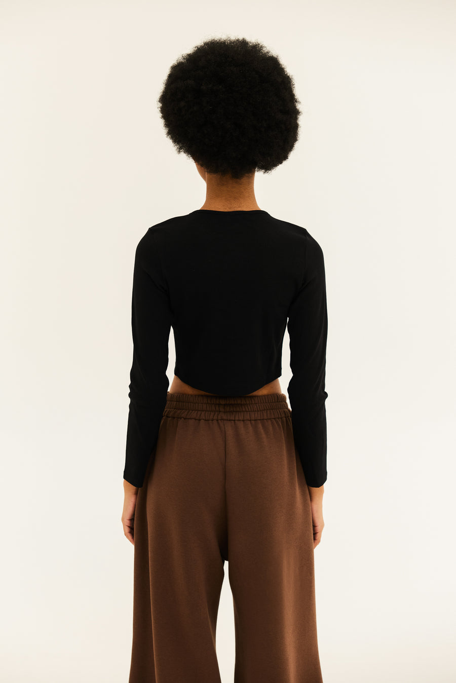 NMW Margot Crop Top (Black)