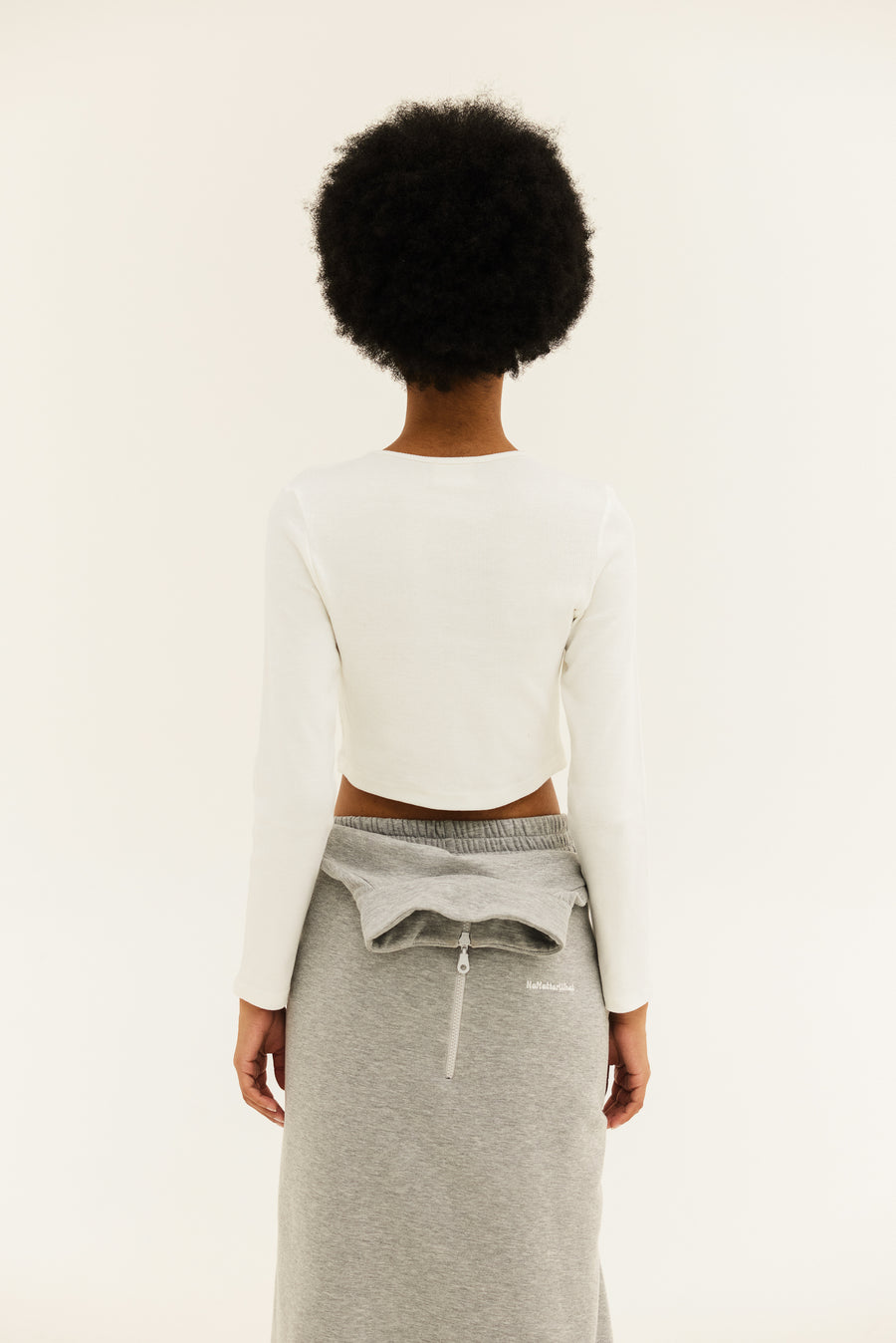 NMW Margot Crop Top (White)