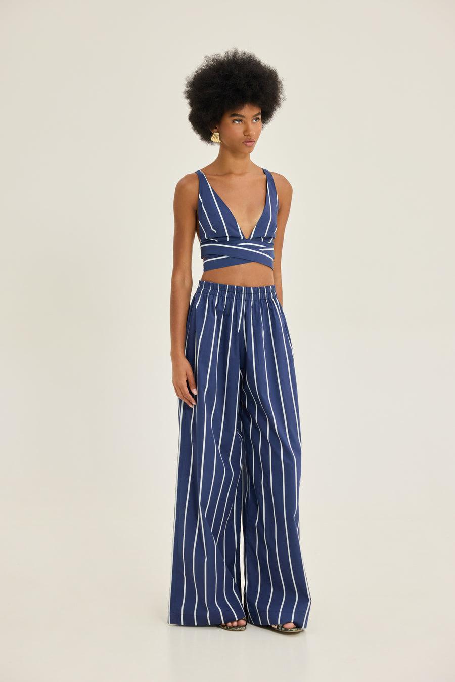 NMW Flisvos Top [Blue Stripes]