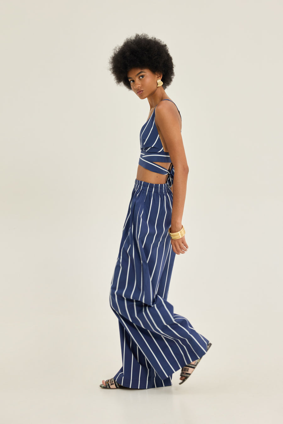 NMW Flisvos Top [Blue Stripes]