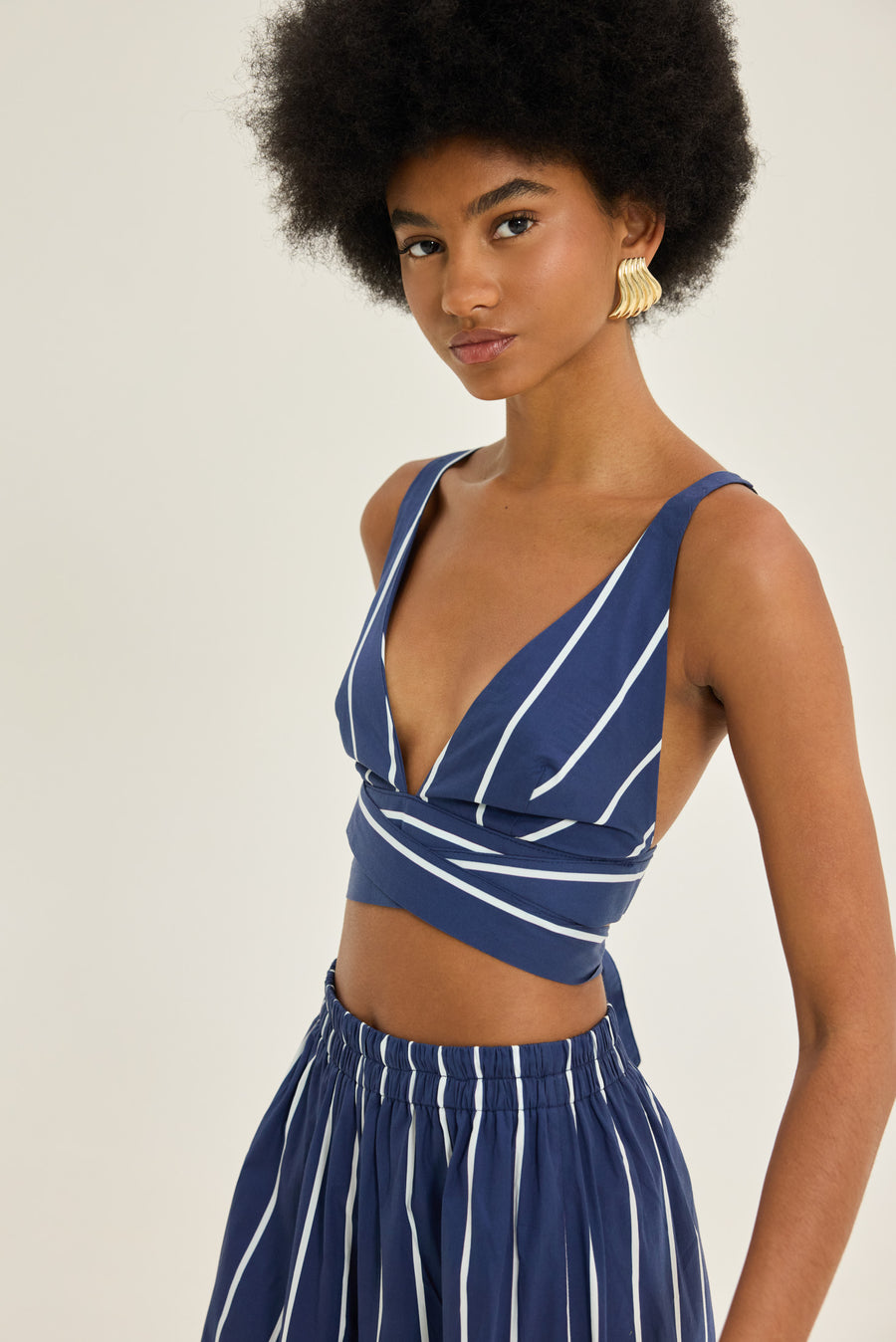 NMW Flisvos Top [Blue Stripes]