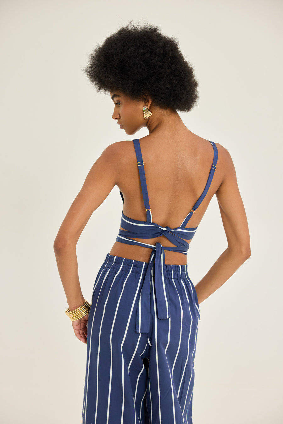 NMW Flisvos Top [Blue Stripes]