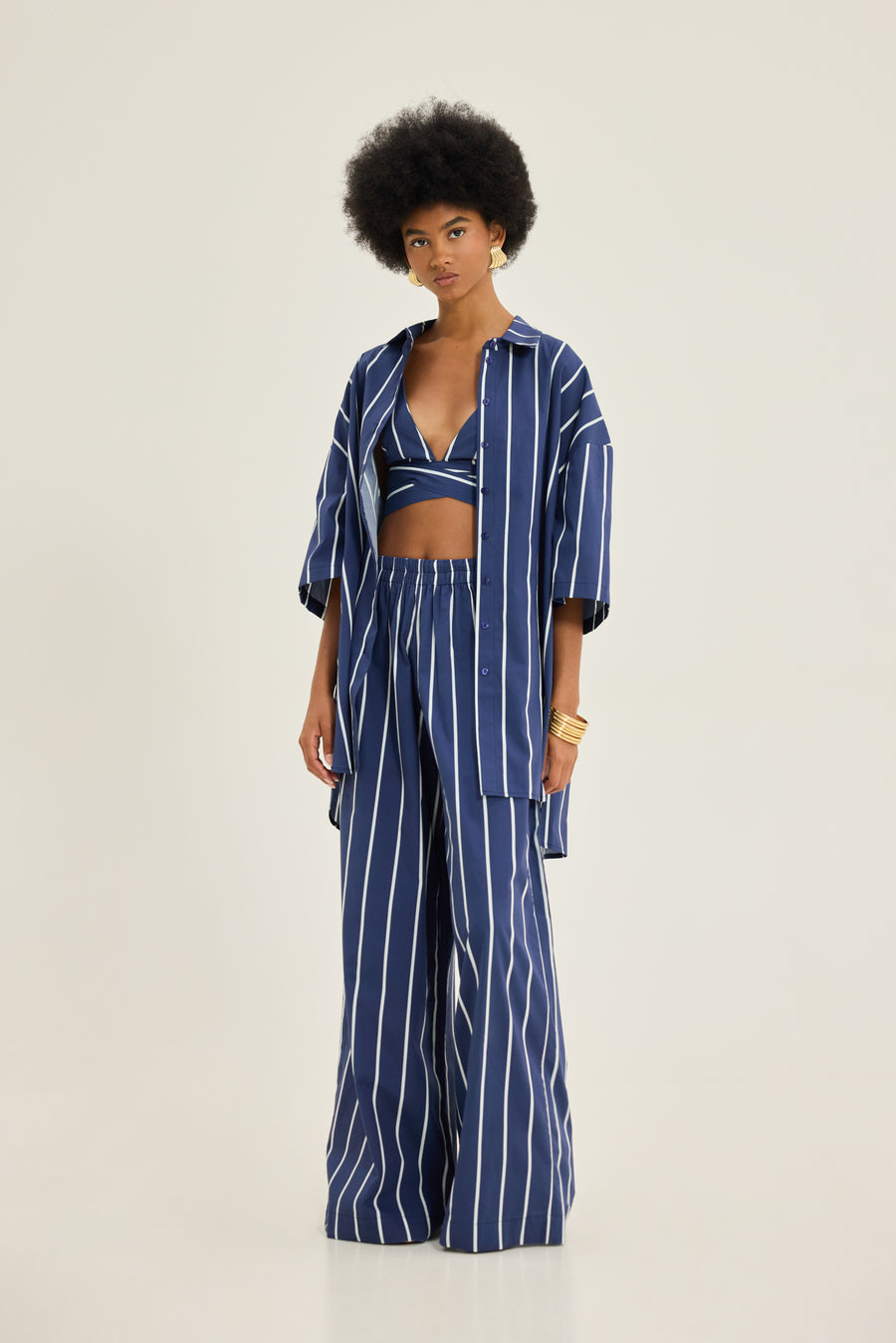 NMW Portonovi Shirts [Blue Stripes ]