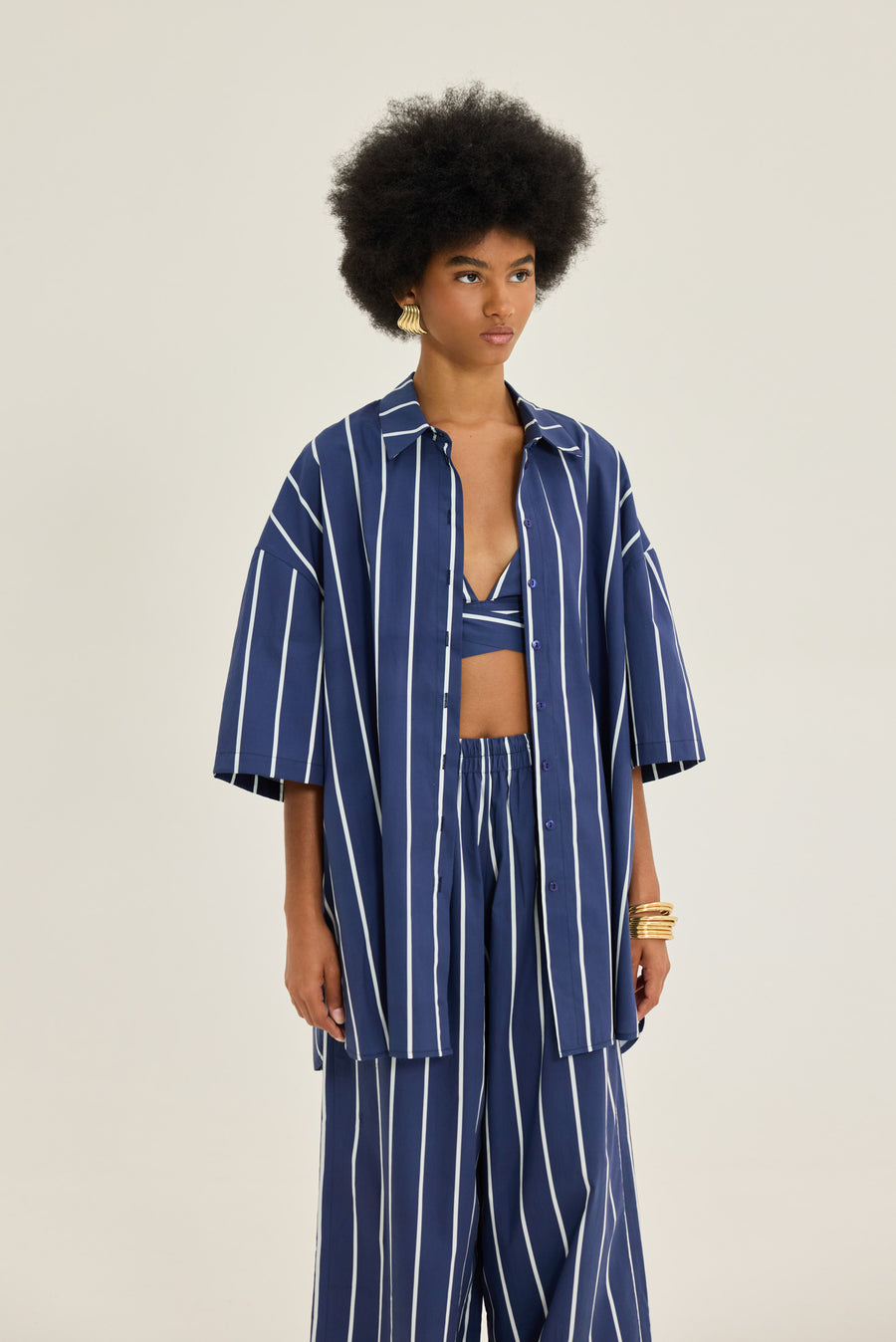 NMW Portonovi Shirts [Blue Stripes ]