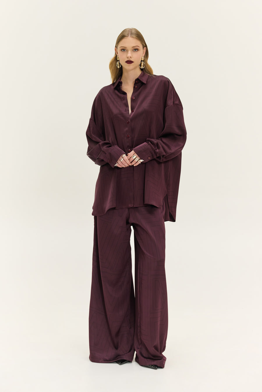 NMW Victor Shirt (Dark Bordeaux)
