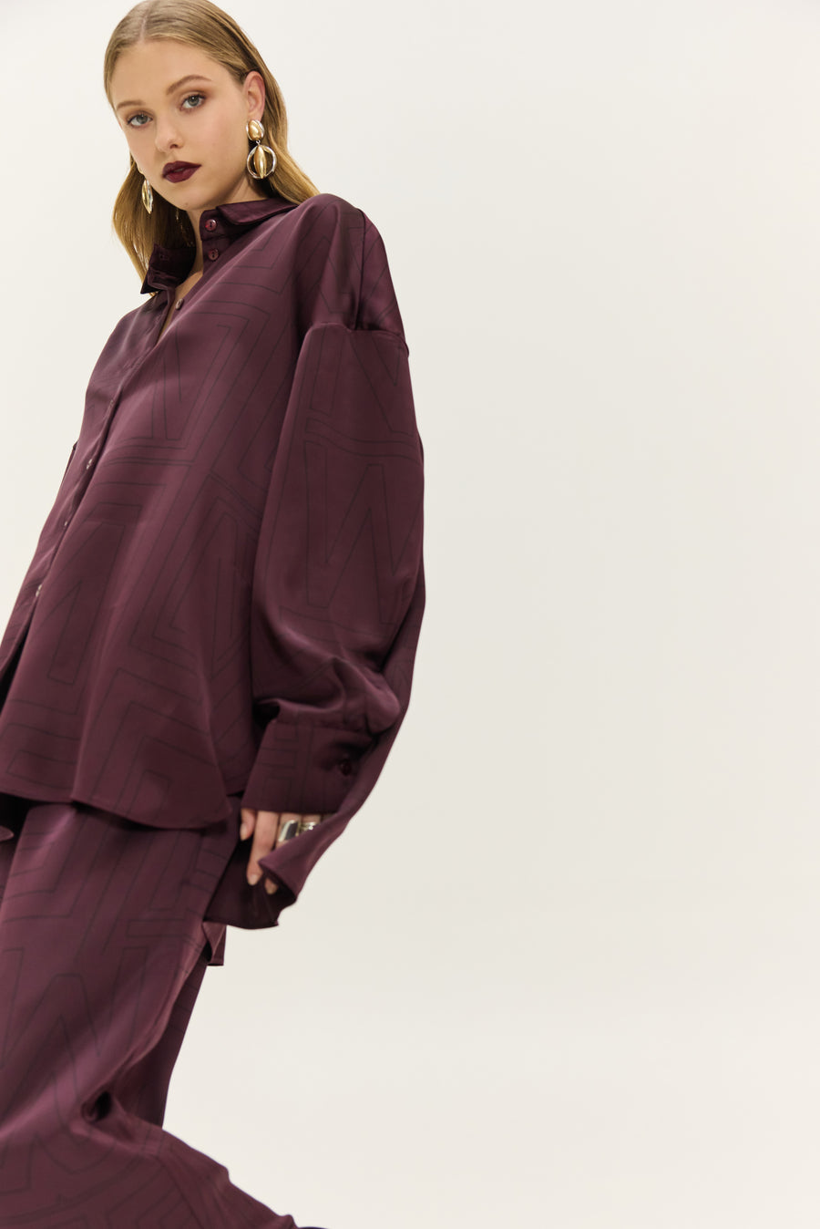 NMW Victor Shirt (Dark Bordeaux)