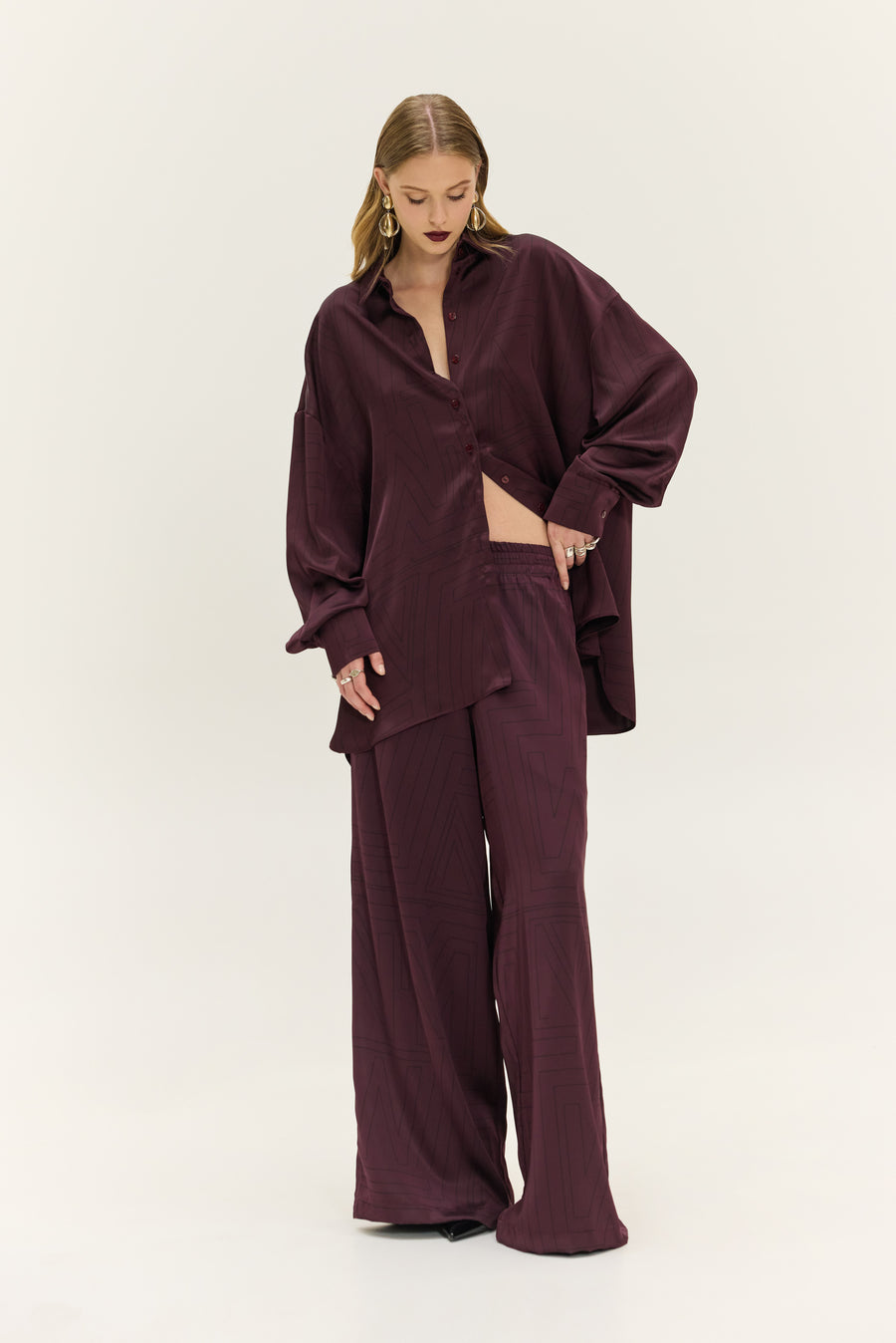 NMW Victor Shirt (Dark Bordeaux)