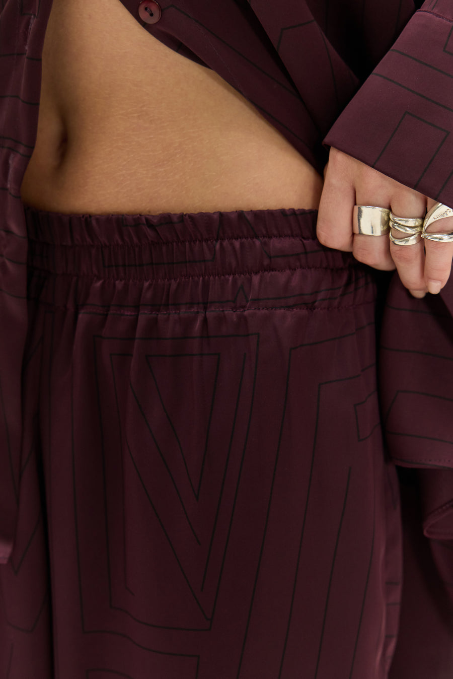 NMW Victoria Pants (Dark Bordeaux)