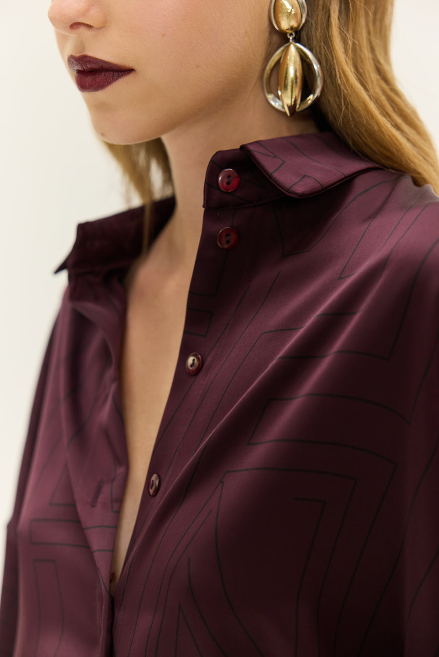 NMW Victor Shirt (Dark Bordeaux)