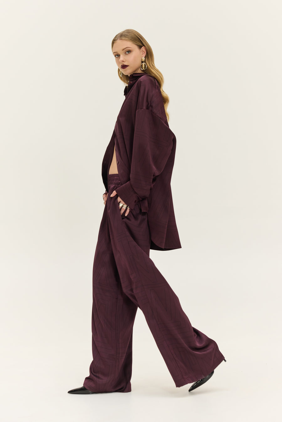 NMW Victor Shirt (Dark Bordeaux)