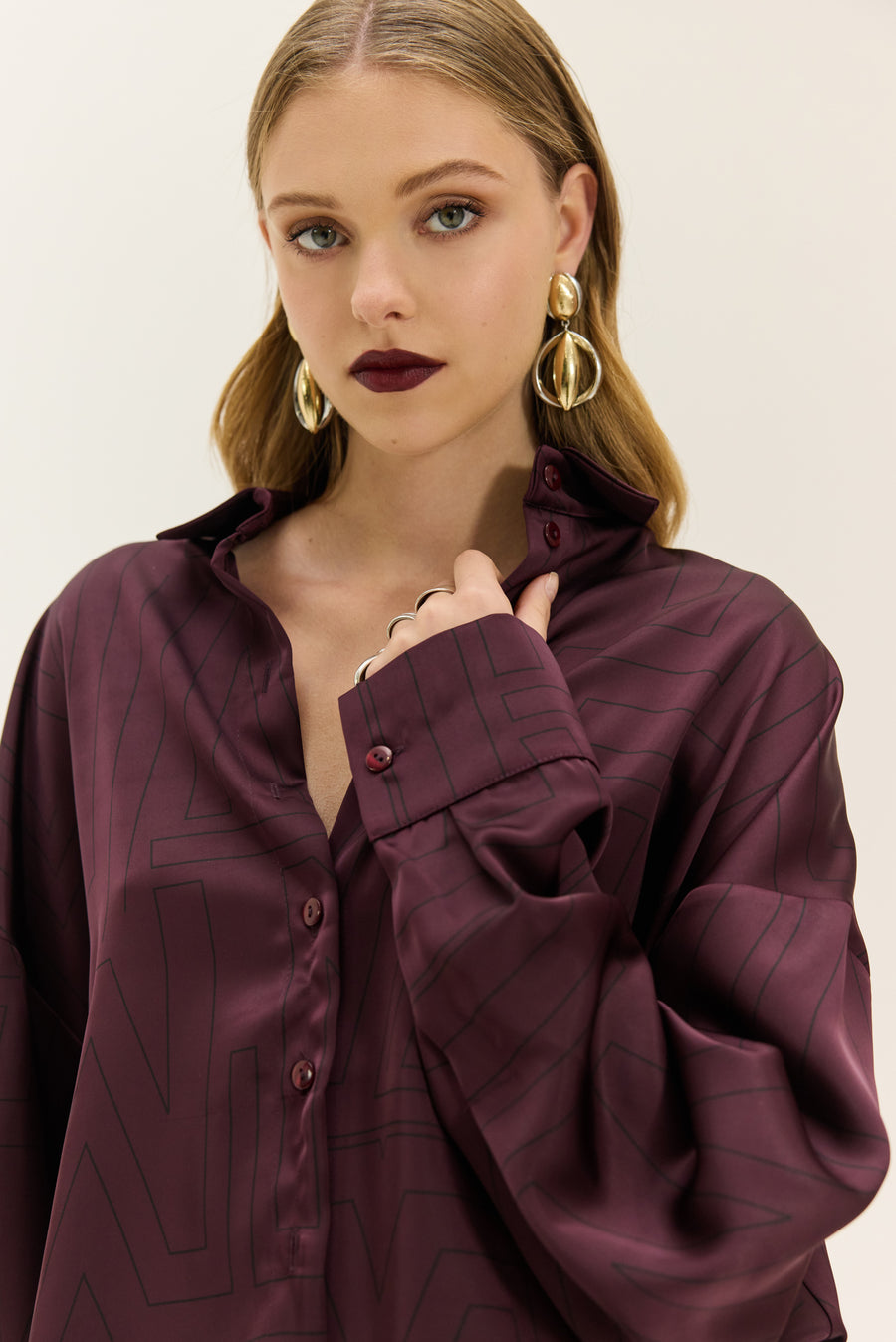 NMW Victor Shirt (Dark Bordeaux)