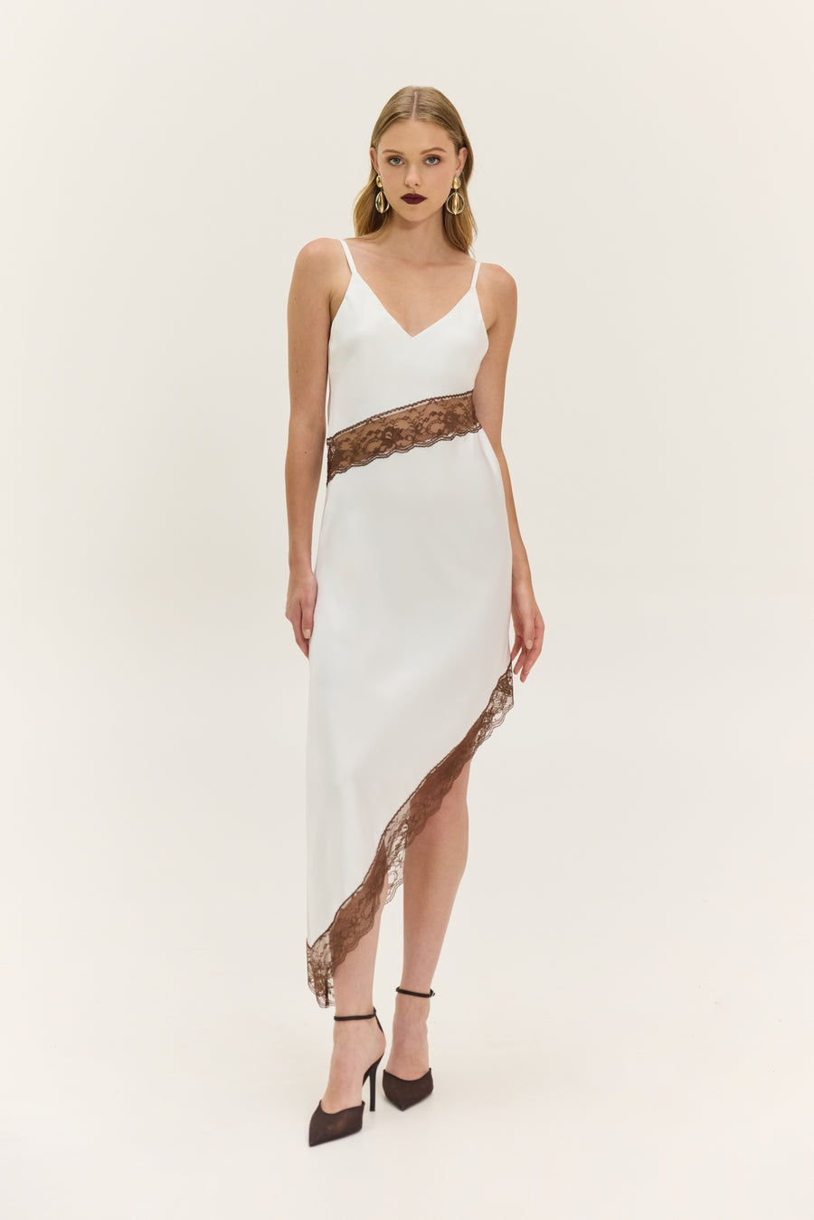 NMW Merlot Dress (White)