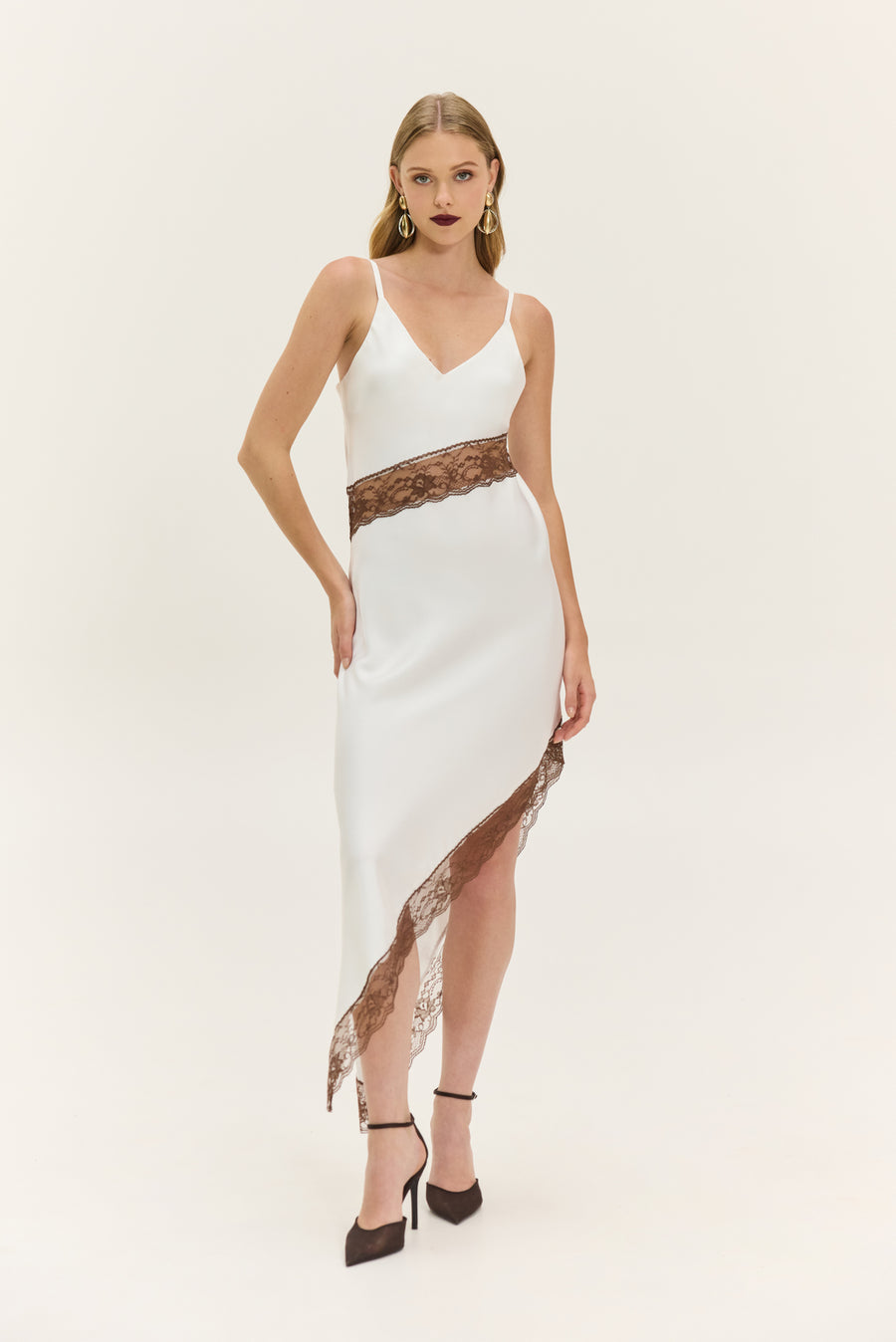 NMW Merlot Dress (White)