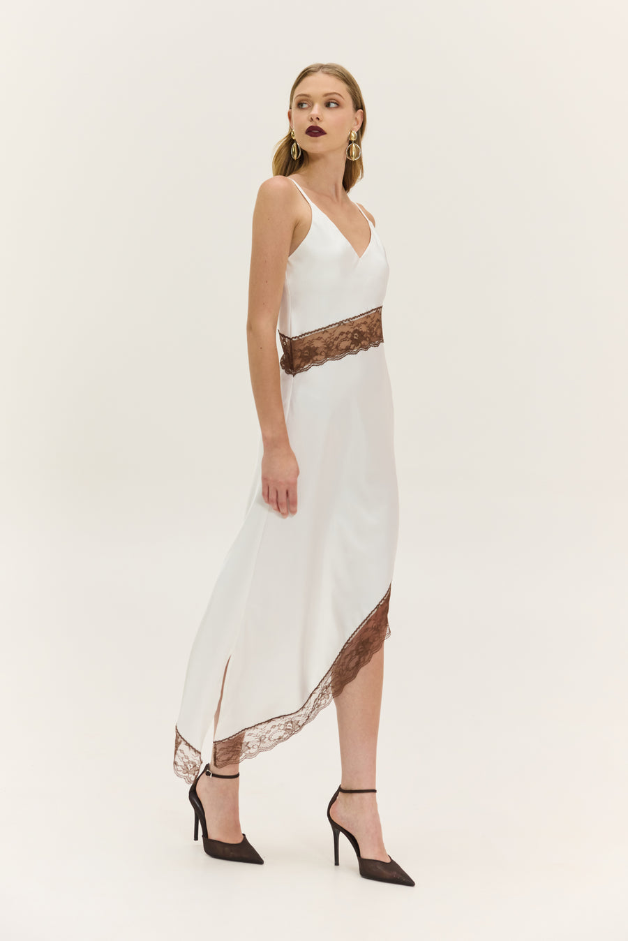 NMW Merlot Dress (White)