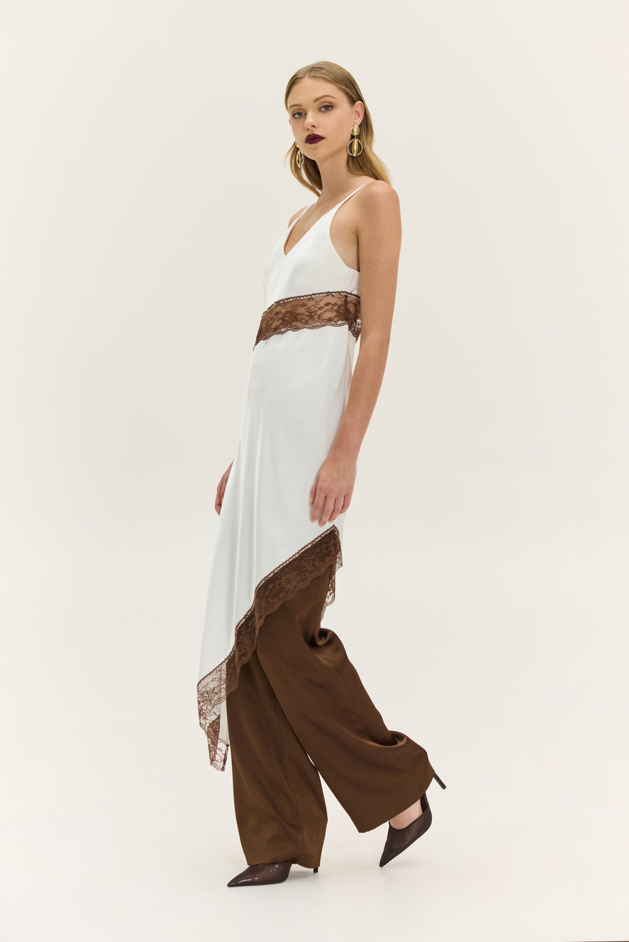 NMW Merlot Dress (White)