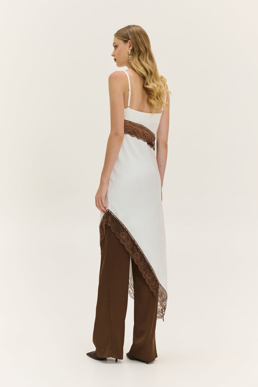 NMW Merlot Dress (White)