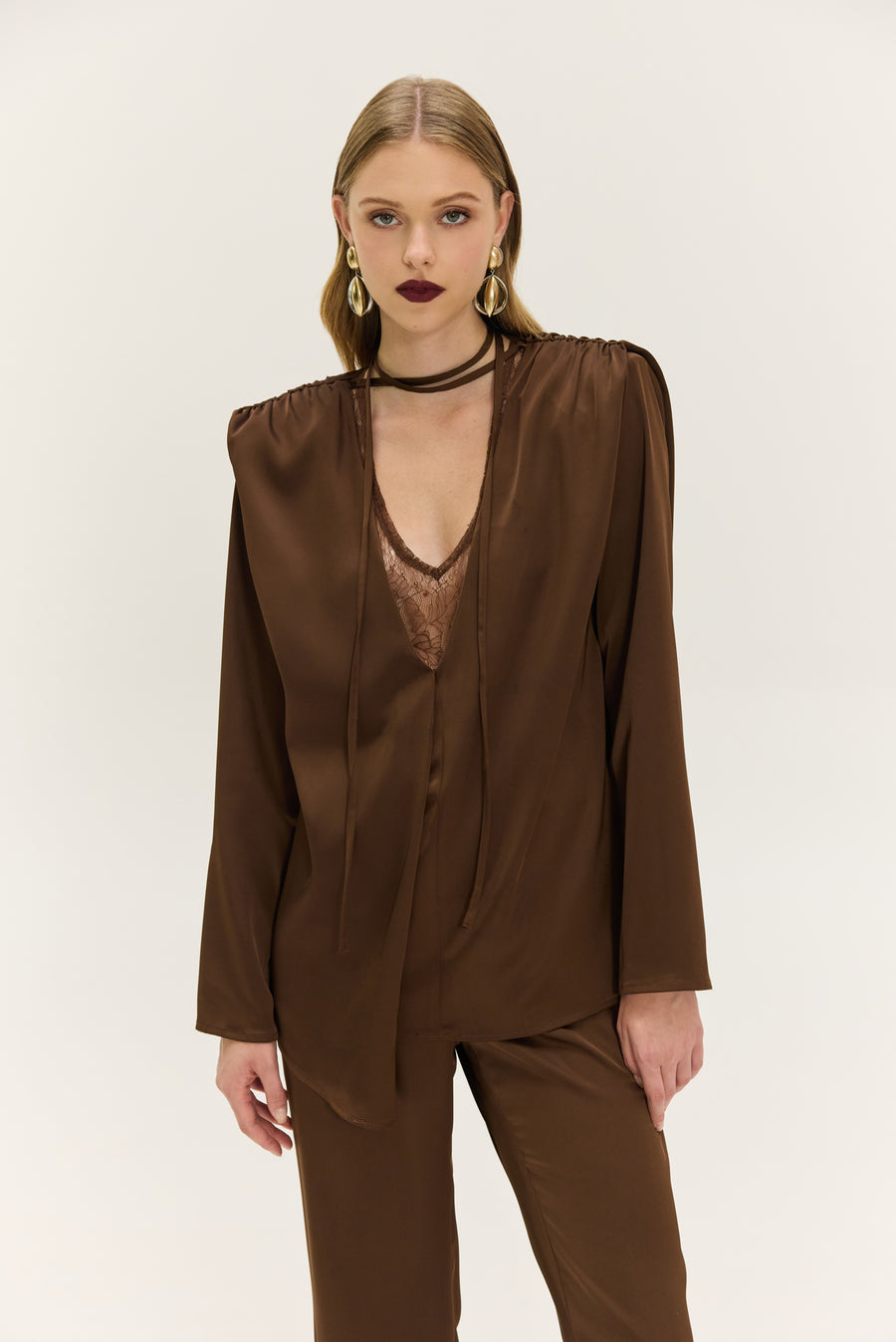 NMW Sauvignon Top (Brown)