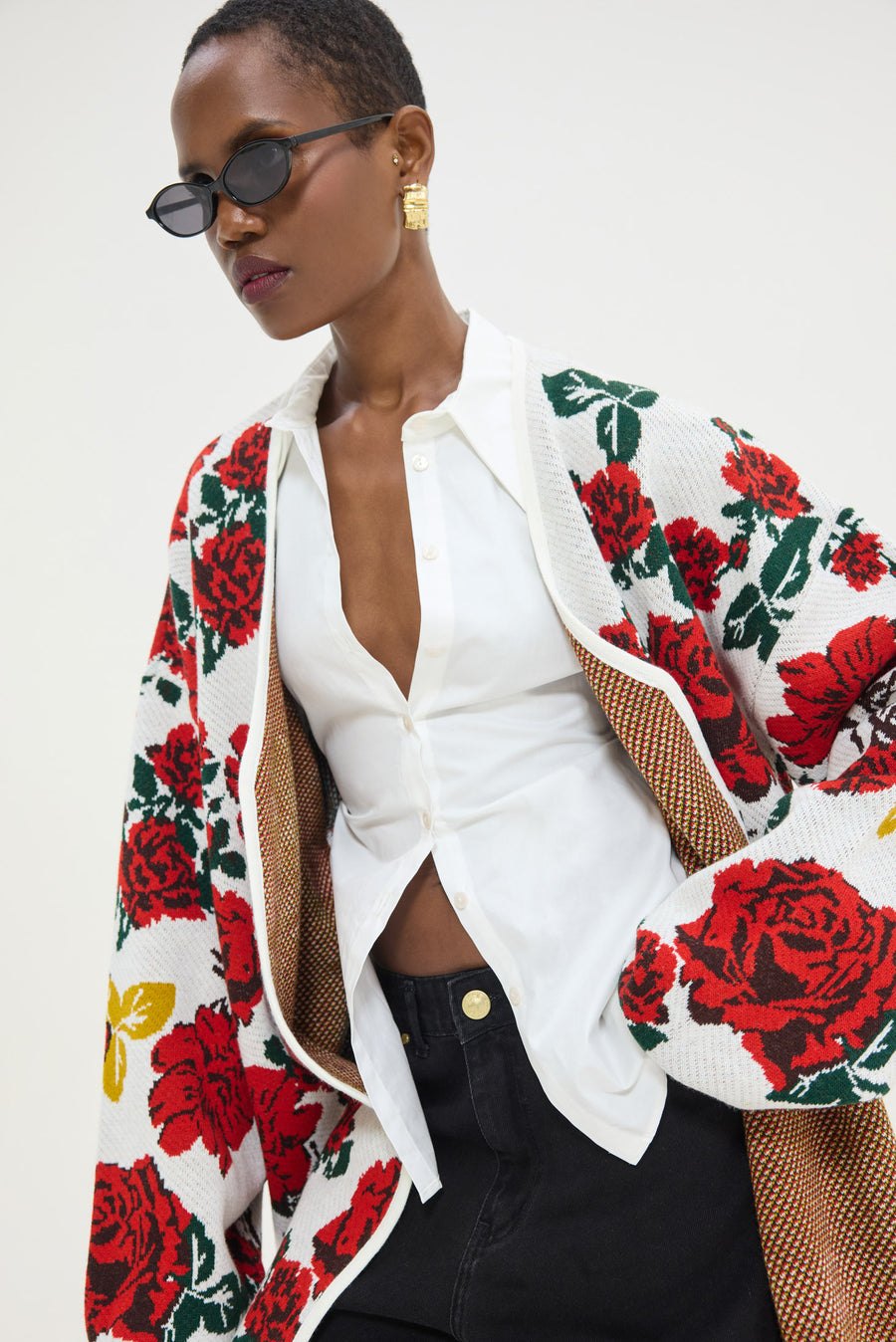 Old Fashioned Cardigan (Red)