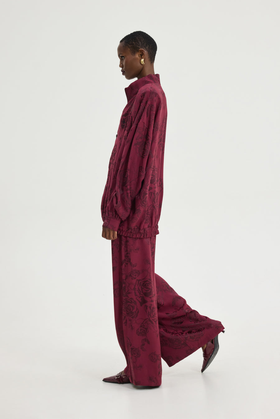 Peacock Pants (Bordeaux)