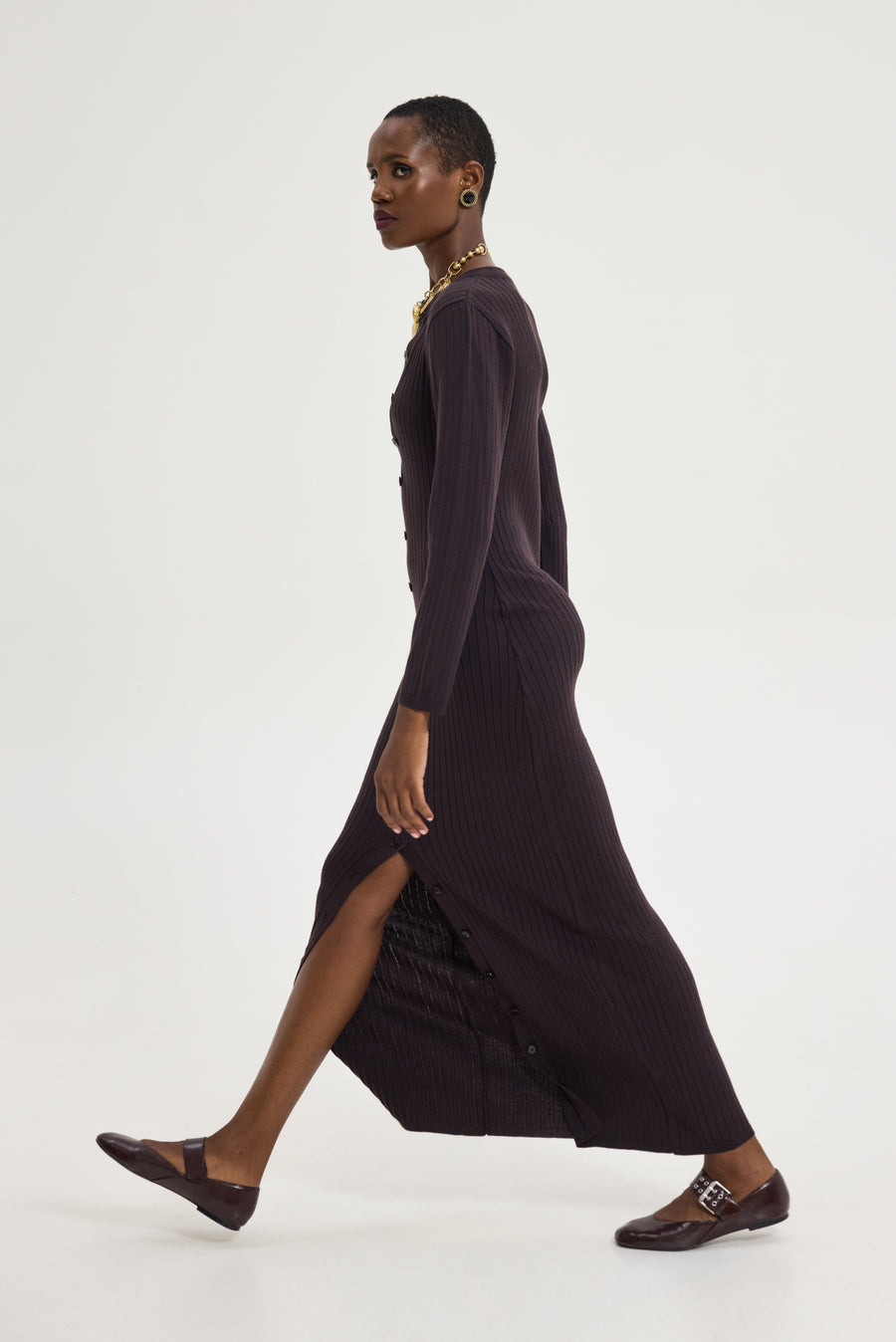 Punch Dress (Dark Brown )