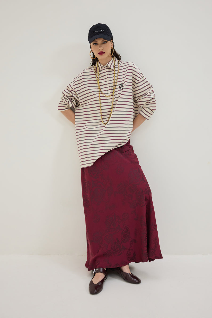 Rosemary Skirt (Bordeaux)