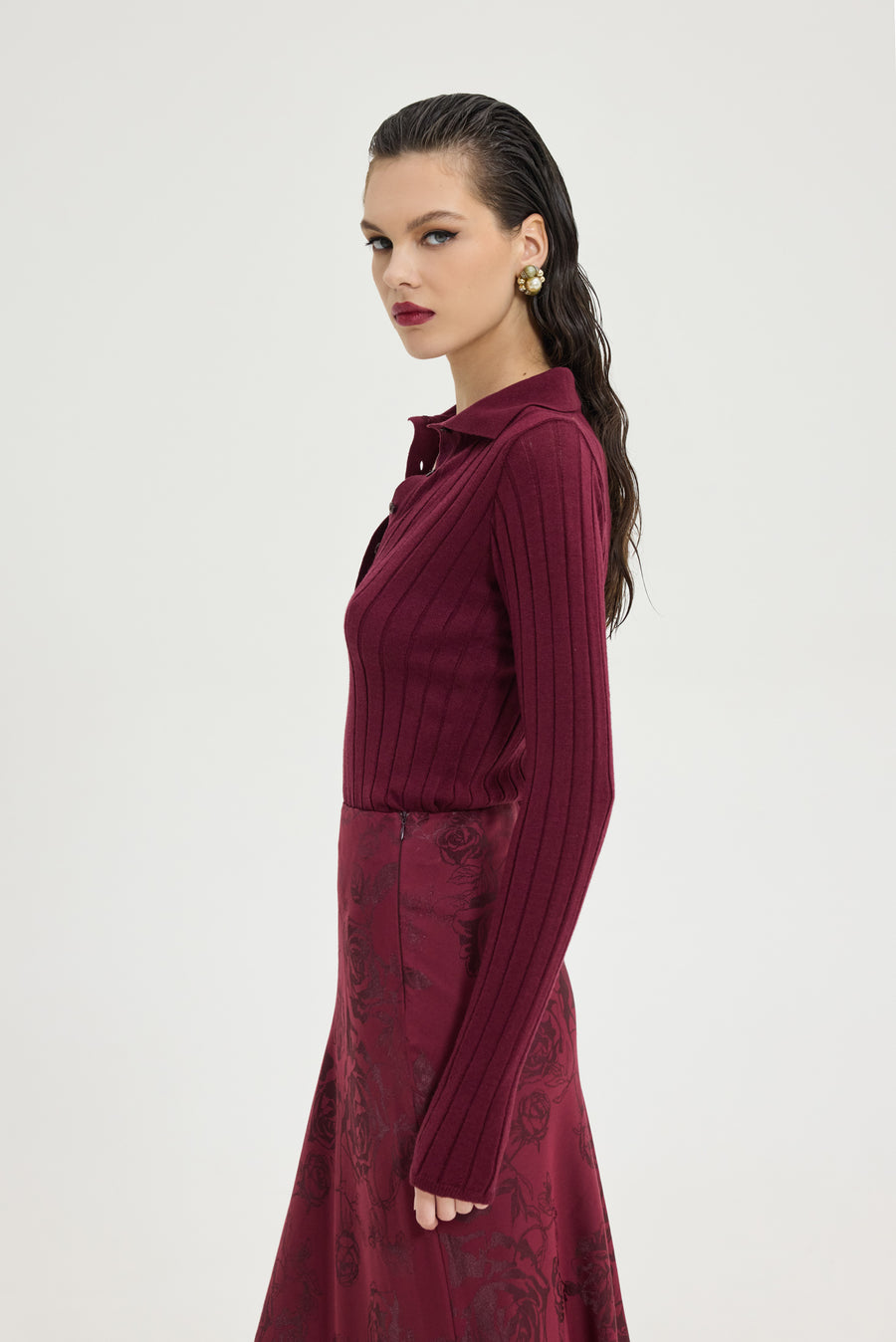 Rosemary Skirt (Bordeaux)