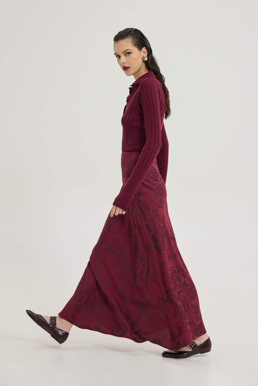 Rosemary Skirt (Bordeaux)
