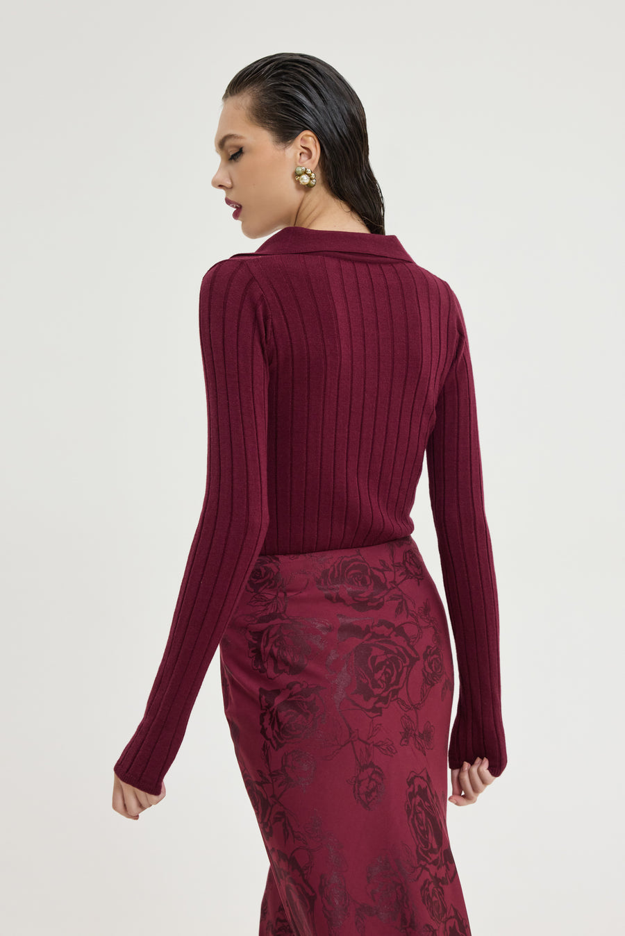 Rosemary Skirt (Bordeaux)