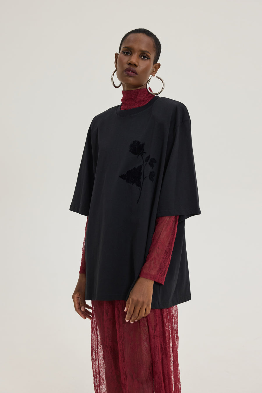 Sahara Flower T-shirt (Black)
