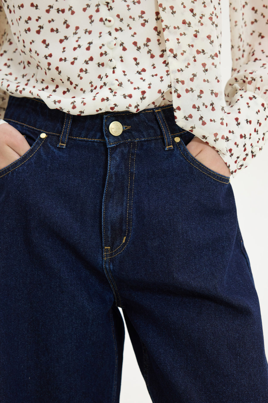 Salem Denim Pants (Dark Blue)