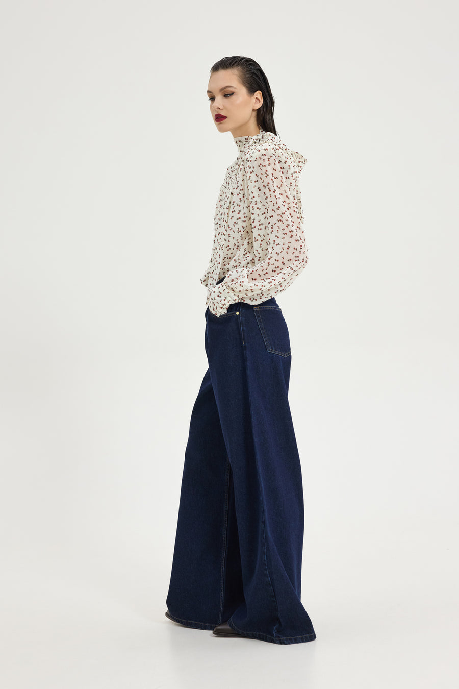Salem Denim Pants (Dark Blue)