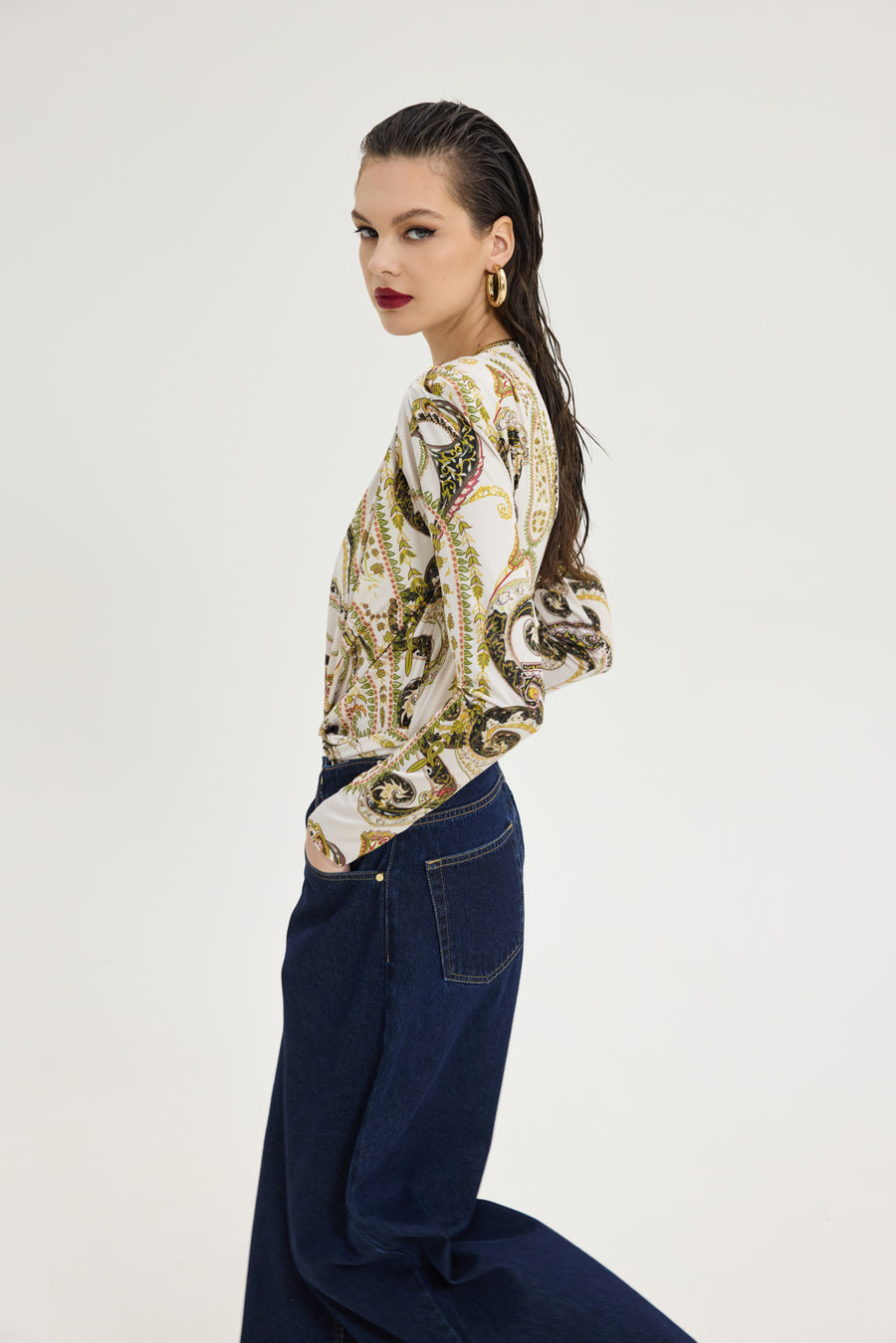 Salem Denim Pants (Dark Blue)