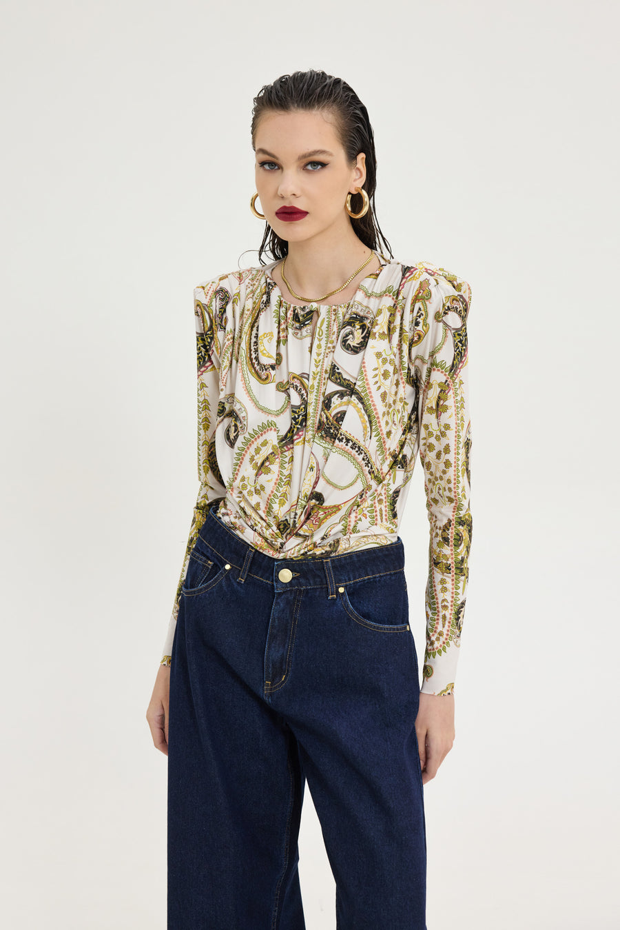 Salem Denim Pants (Dark Blue)