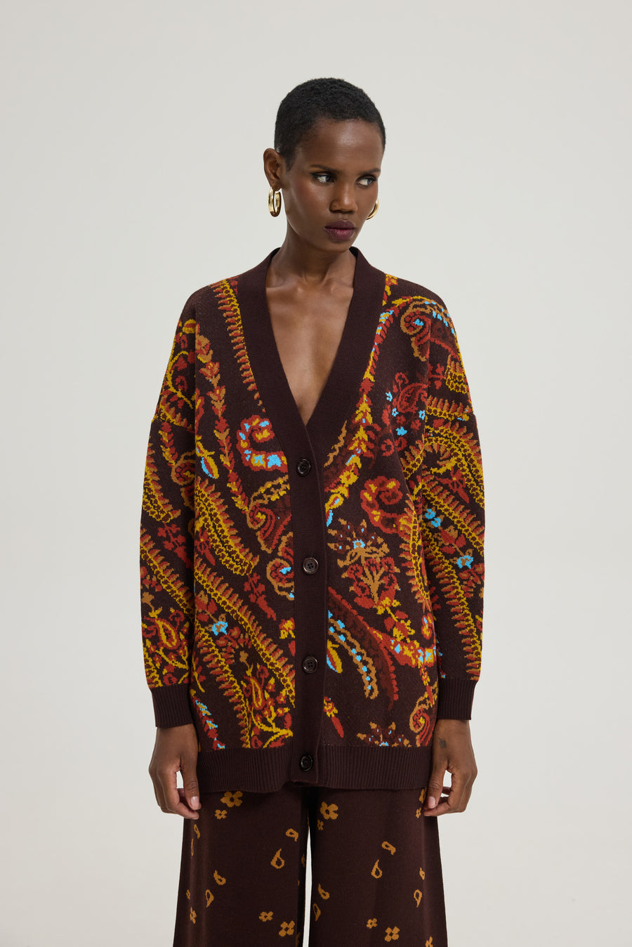 Whiskey Sour Cardigan (Bordeaux)