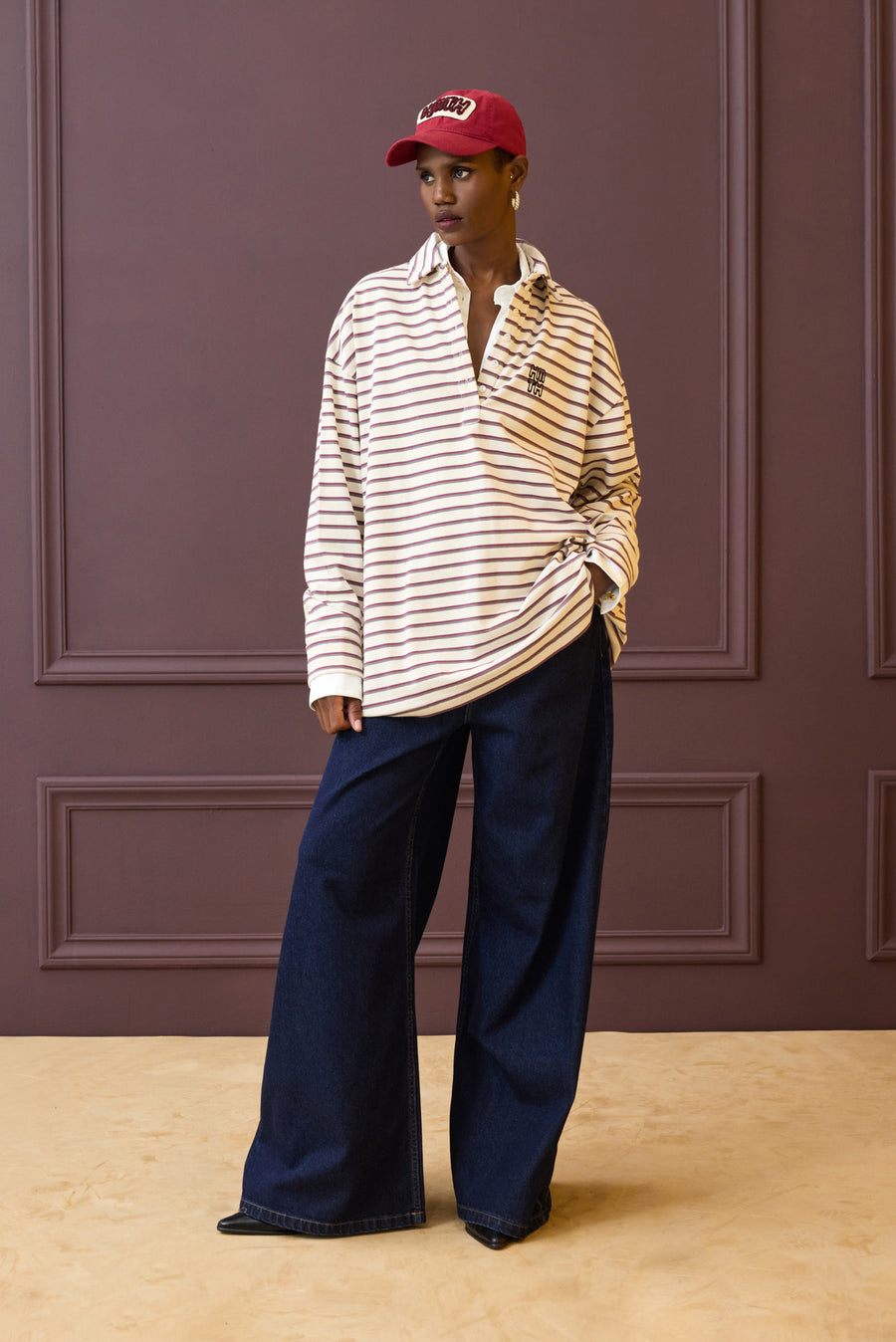 Sidecar Sweatshirt (Grey Bordeaux)