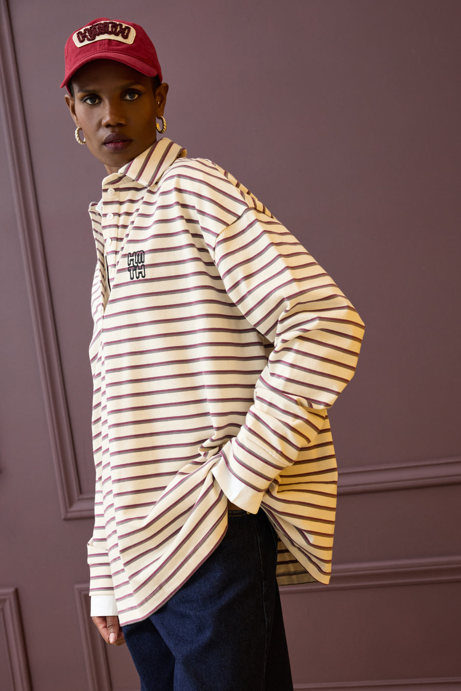 Sidecar Sweatshirt (Grey Bordeaux)