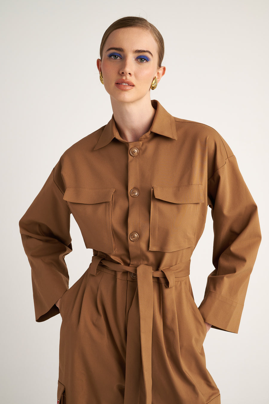 Naomi Jumpsuit Camel