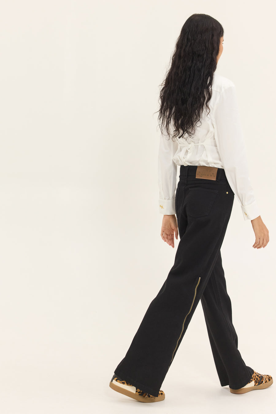 Sabine Denim Pants (Black)