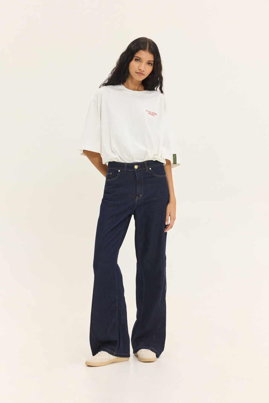 Sabine Denim Pants (Dark Blue)