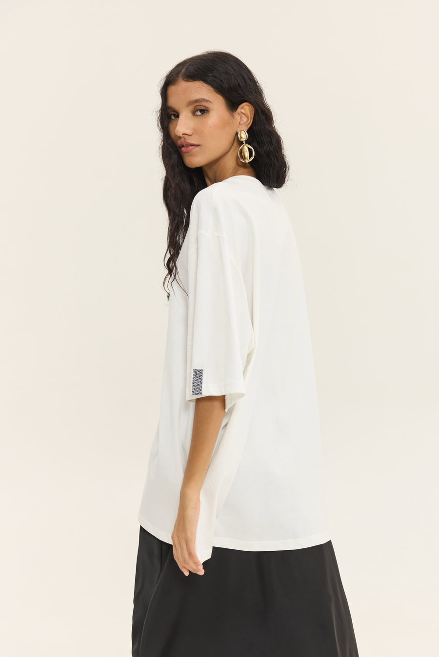 NMW Allure T-shirt White (Black Logo)