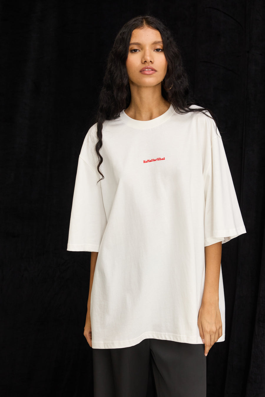 NMW Allure T-shirt White (Paint It Black)