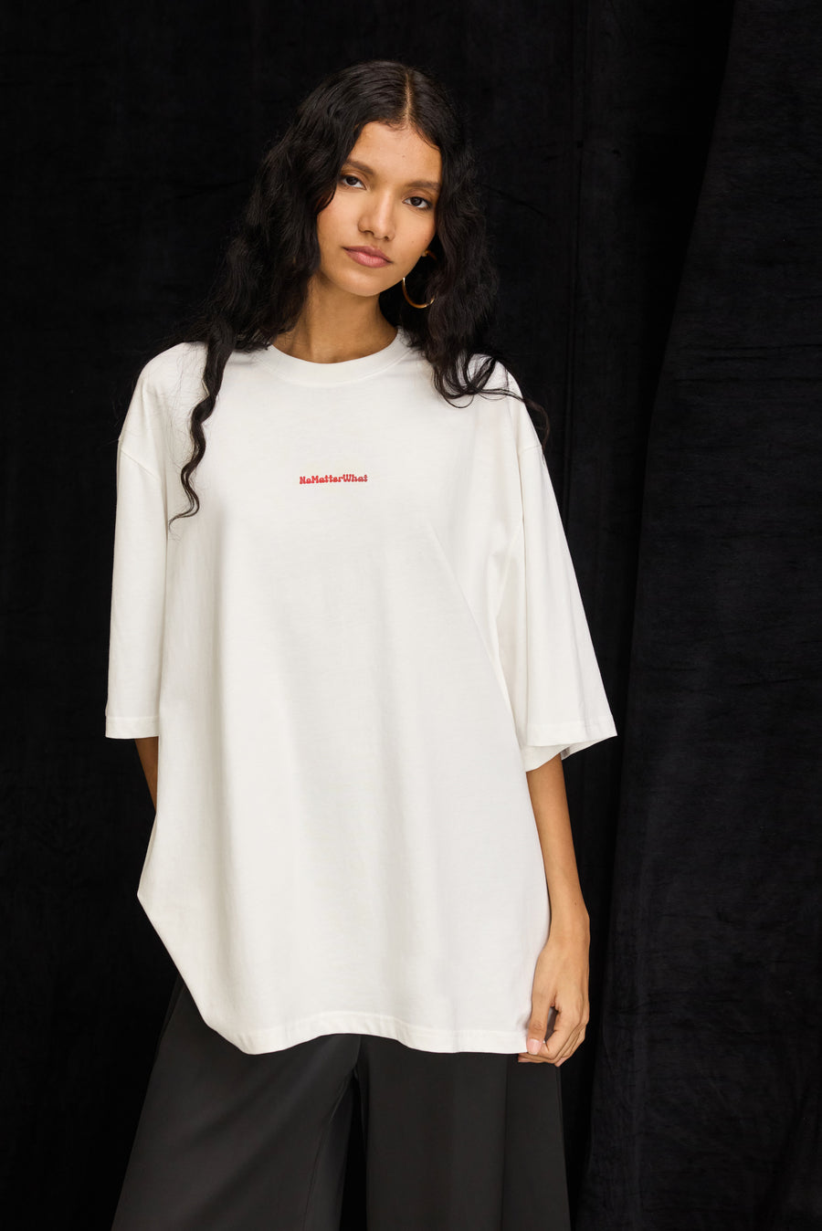 NMW Allure T-shirt White (Paint It Black)