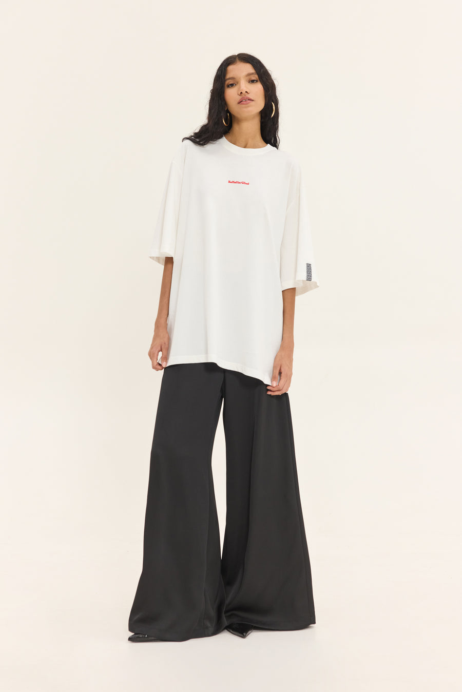 NMW Allure T-shirt White (Paint It Black)