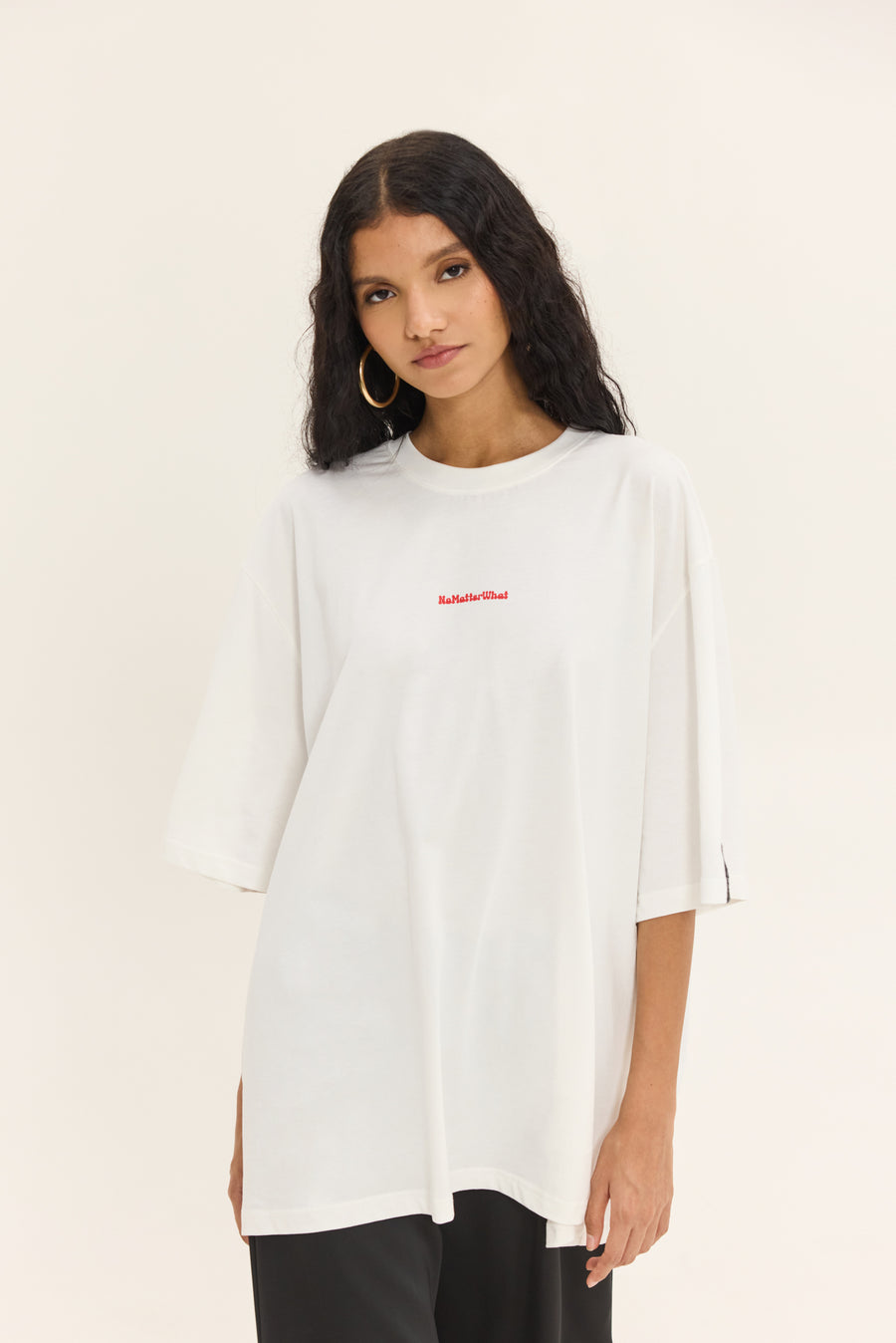 NMW Allure T-shirt White (Paint It Black)