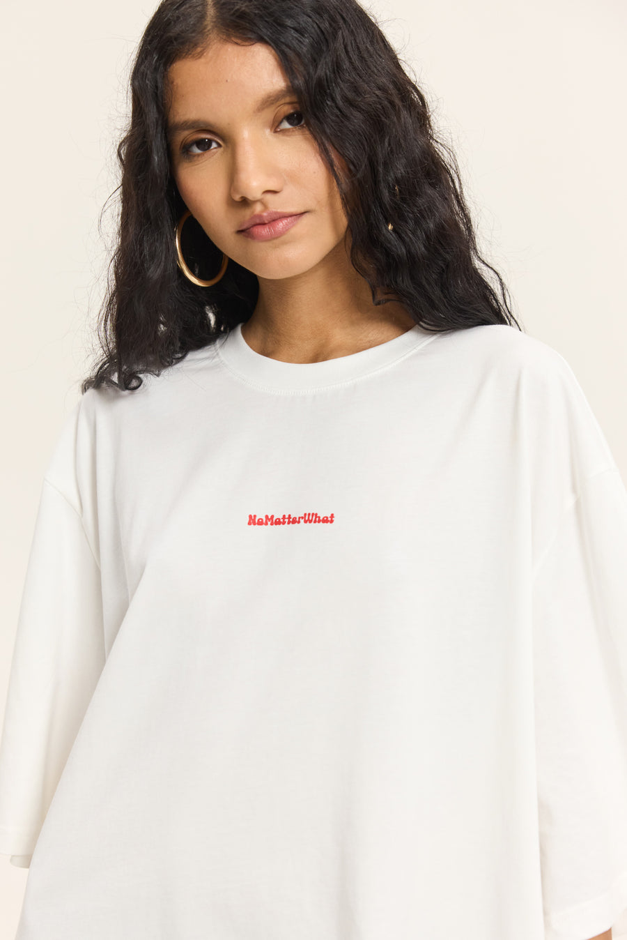 NMW Allure T-shirt White (Paint It Black)