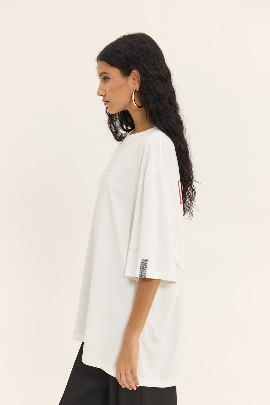 NMW Allure T-shirt White (Paint It Black)