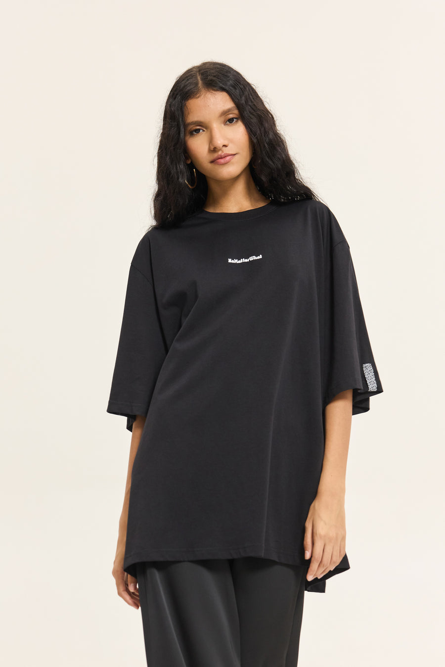 NMW Allure T-shirt Black (White Logo)