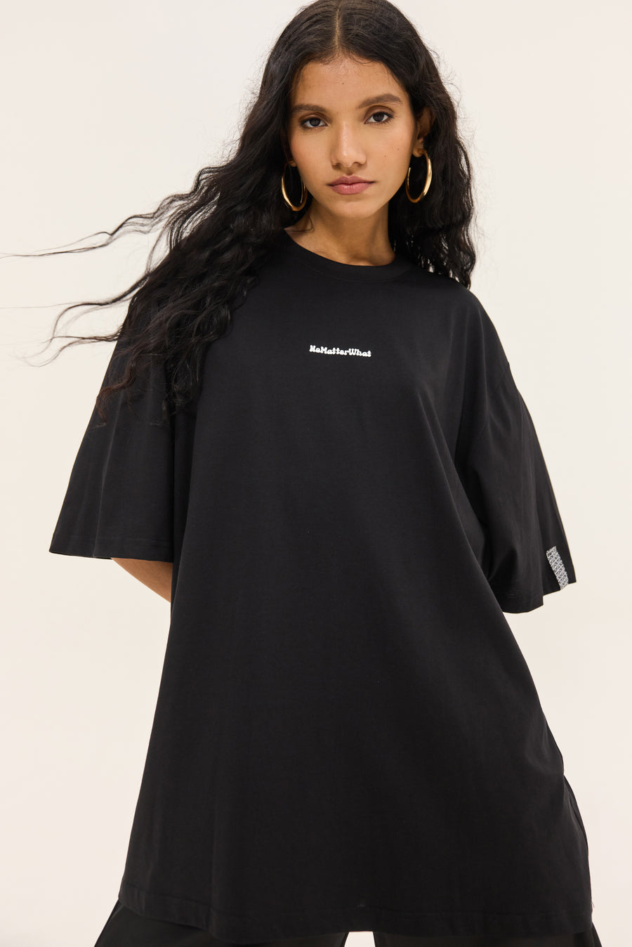 NMW Allure T-shirt Black (White Logo)